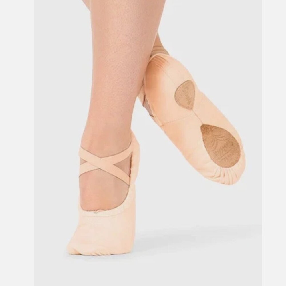 NEW Sansha Canvas Pro Ref.1 Demi-pointe Soft Ballet Slippers shoes Pink